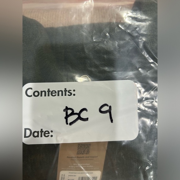 Patagonia Men's Large Recycled Wool-Blend Sweater Hoody Hoodie Grey Green NWT - Picture 9 of 9